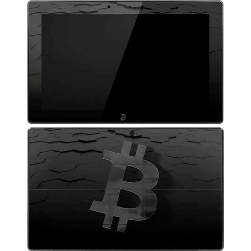 Bitcoin Textured Logo Surface Pro Tablet Skin
